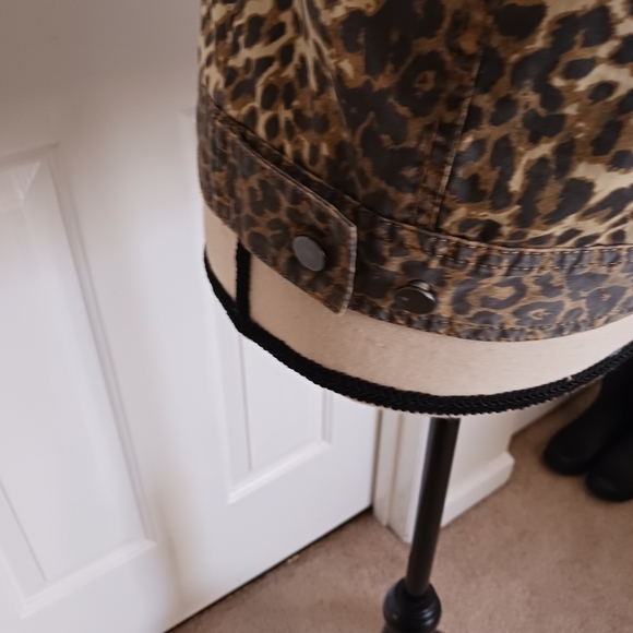 ATM Leopard Print Denim Jacket - Picture 10 of 16